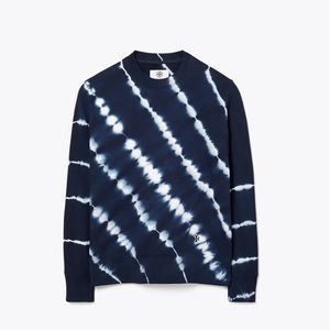 Tory Burch Sport Tie-Dye French Terry Crew